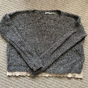Kimchi Blue black and cream sweater